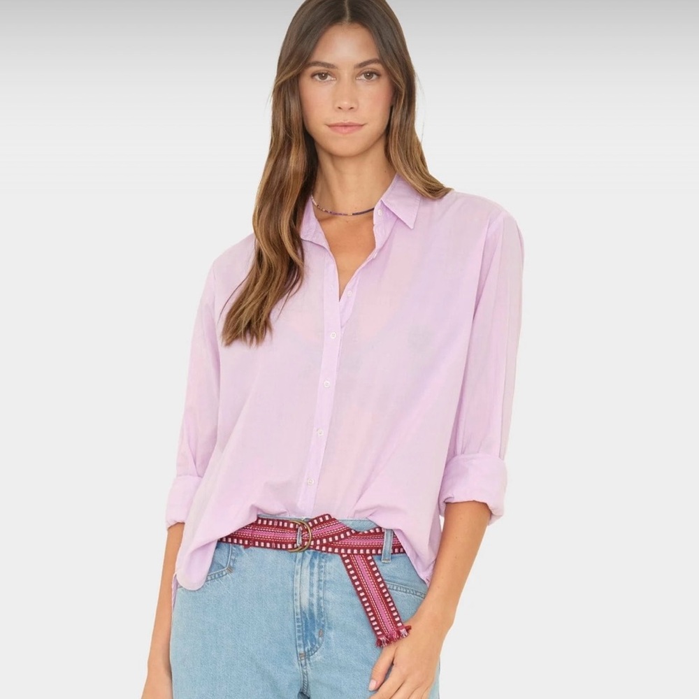 XIRENA, Essential Beau Shirt, Lavender, Size S